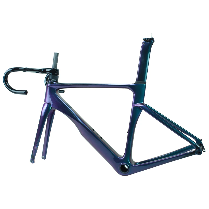 

New Products 2023 46 49 52 54 56cm Carbon Road Bike Frame Disc Brake All Internal Cable Road Bike Frame Carbon Fiber