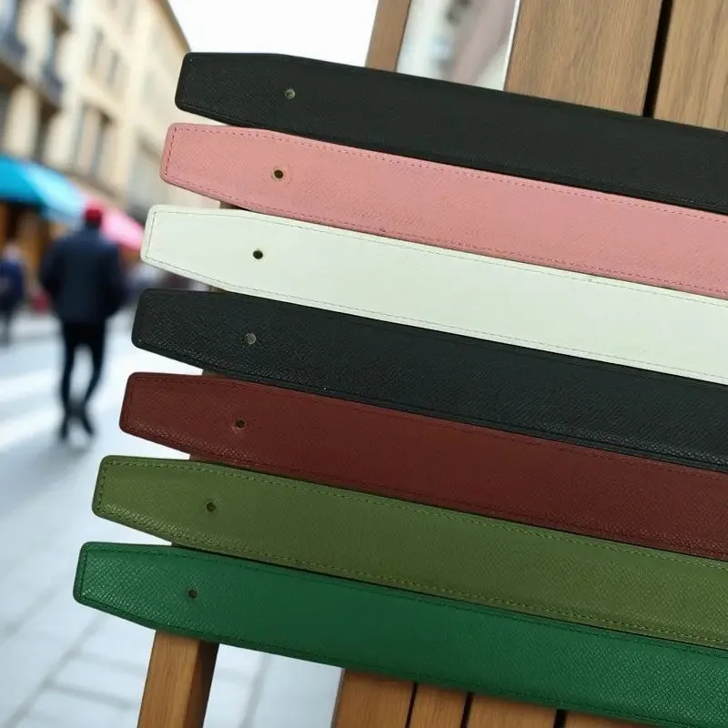 

Top master handmade 3.2cm wide belt suitable for H buckle replacement double-sided (without buckle)Limited edition sale