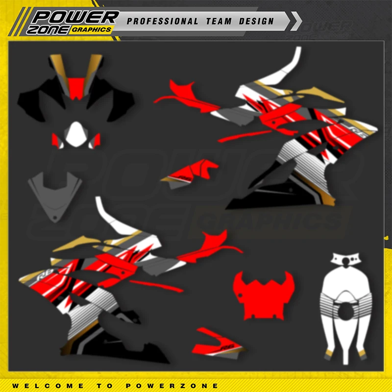 

PowerZone Custom Graphics R6 Graphic Decals Sticker Kits DECO Dekor For YAMAHA R6 2016 2015 2014 2013 2012 2011 2010 2009 2008