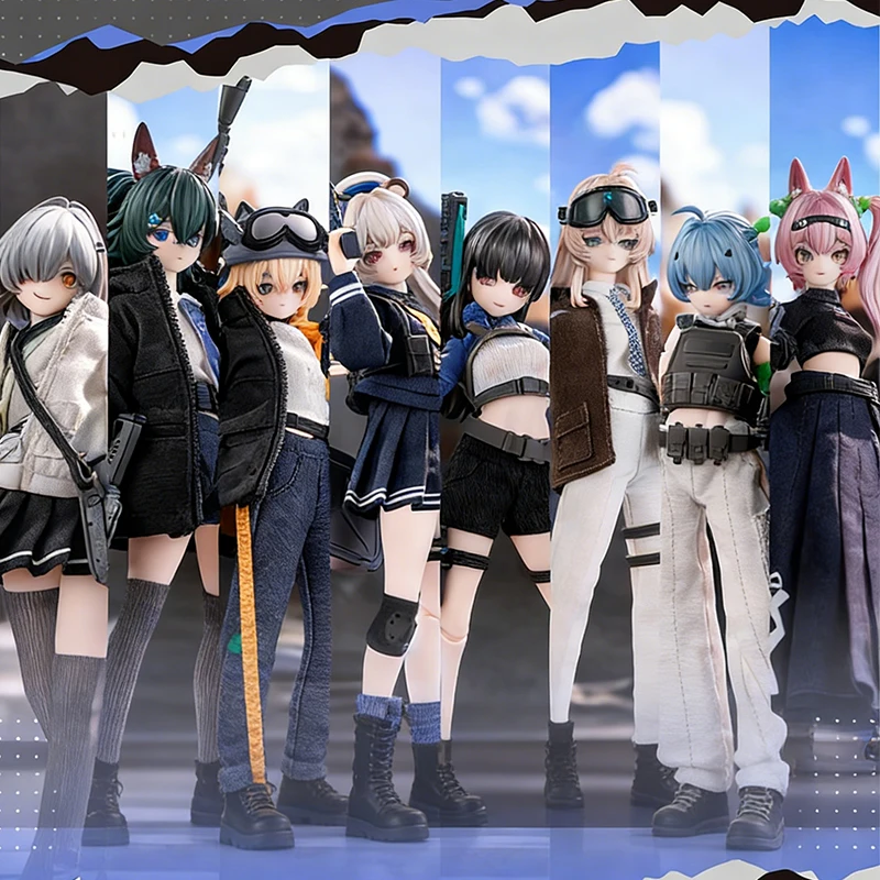 

Neo Eden Toys Black Iron Rest Series Blind Box Paw Agency Action Figure Surprise Bag Articulated Joints Figurine Mystery Box Toy