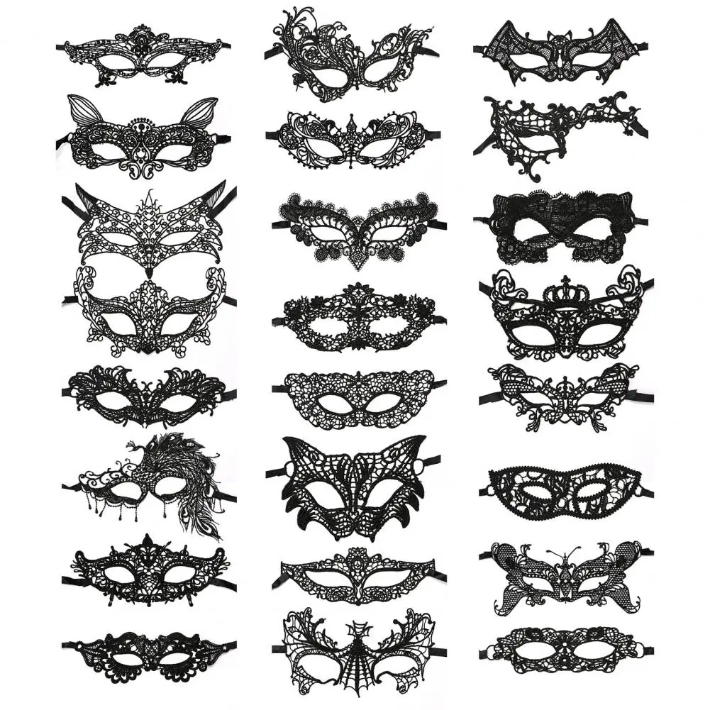Sexy Lace Mask Women Eye Masquerade Halloween Party Masks masked ball Cosplay masque Venetian Costumes Carnival half face Mask