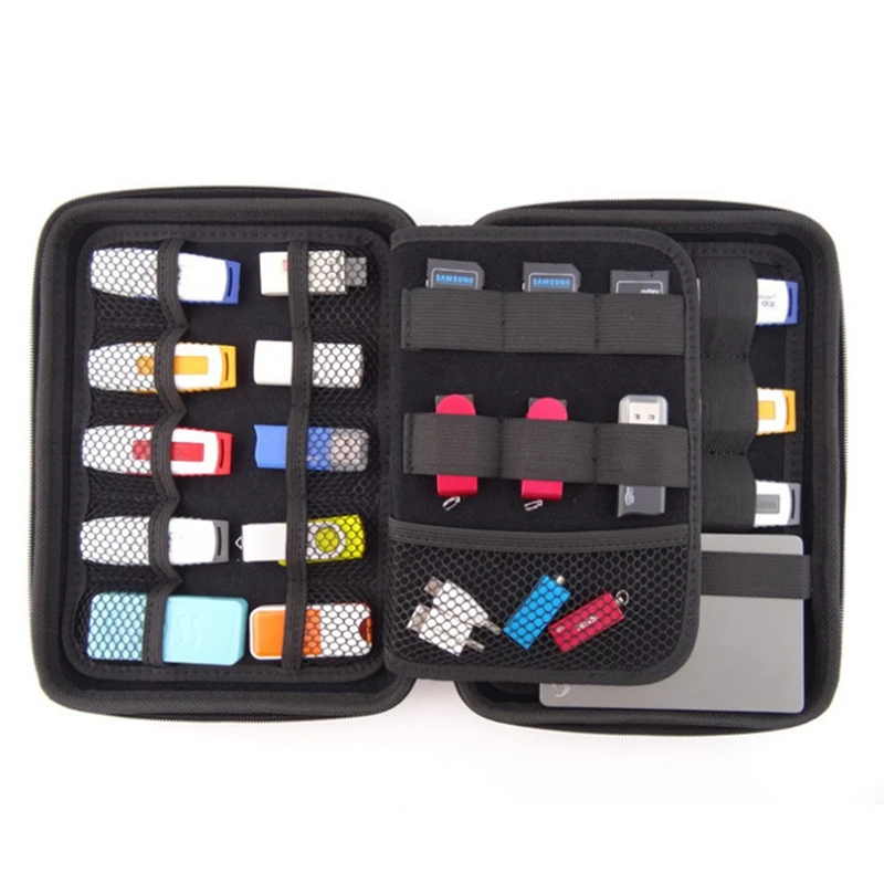 Flash Memory Box SD Card Holder SSD Hard Disk Box Waterproof Storage Box Used For Various Sizes Mobile Hard Disk Cases