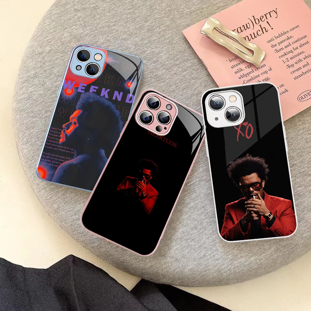 

The Weeknd XO Singer Phone Case Tempered Glass For Iphone 14 13 12 11 Pro Mini XS MAX 14Plus X XS XR Cover