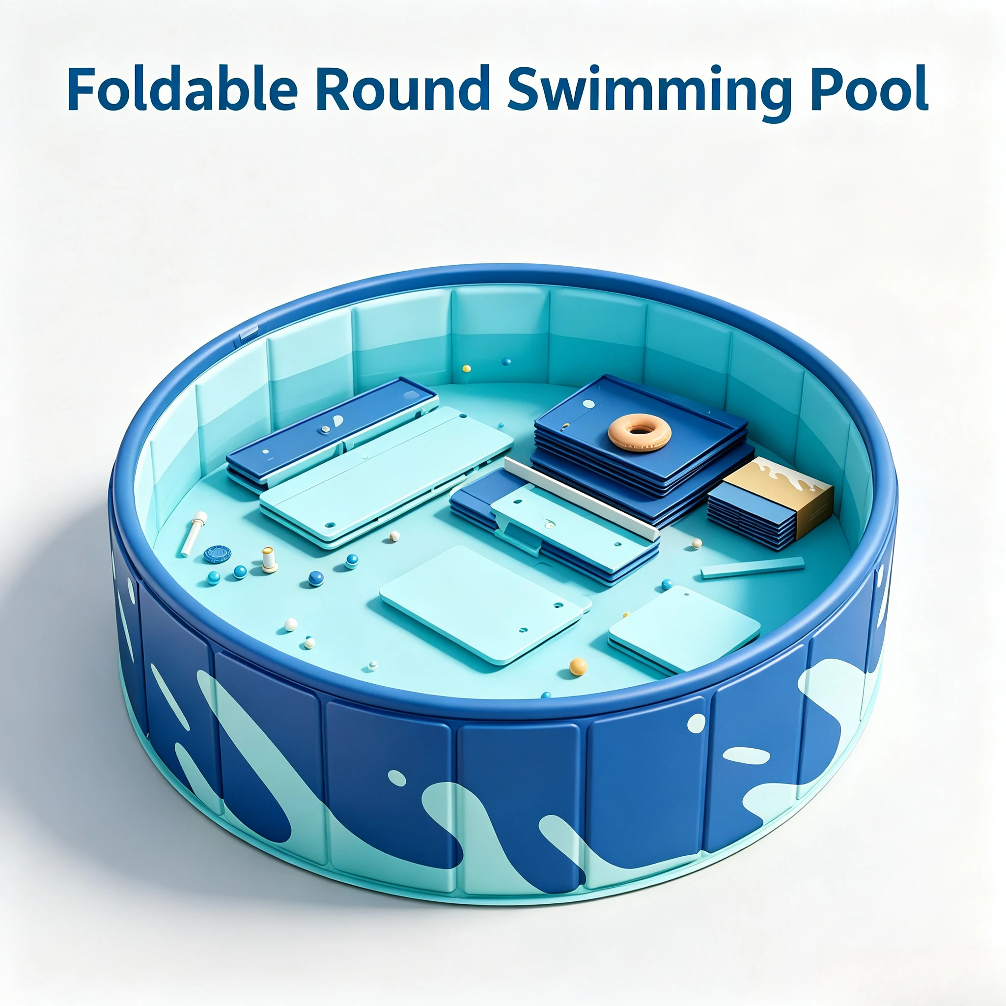 Thickened Children's Large Pool Foldable Bathtub Adult Bracket Inflatable Pool Household Installation-free Storage Oversized