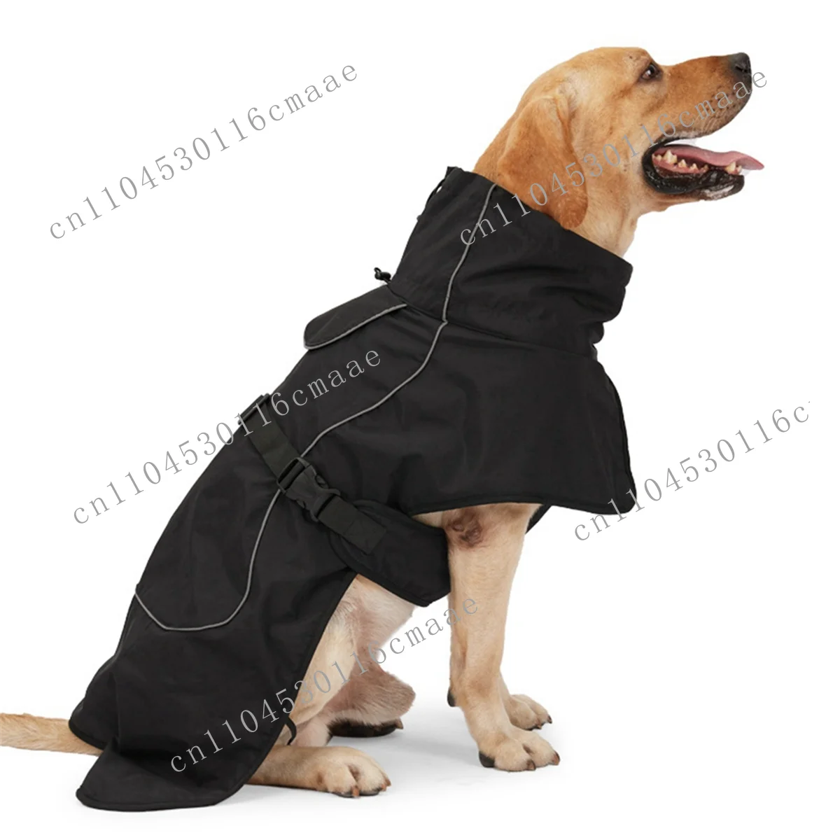 

New AD04- Popular Reflective Waterproof Dog Jacket with Fleece Lining - Cold Weather Pet Warm Coat