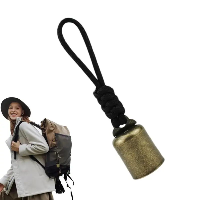 

Loud Bear Bell For Hiker Vintage Bear Bell Loud Hiking Bell Multi-Purpose Outdoor Supplies Bag Pendants With Silencer For Hiking