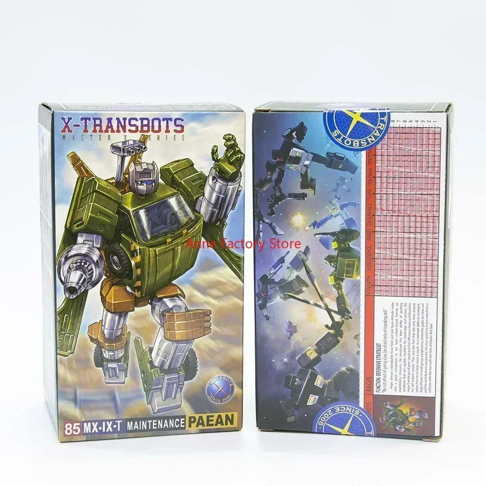 В наличии Трансформированные игрушки Робот X-Transbots MX-9T Paean Hooist Мультяшная версия MX9T Коллекция экшн-изображений Подарки Модель игрушки