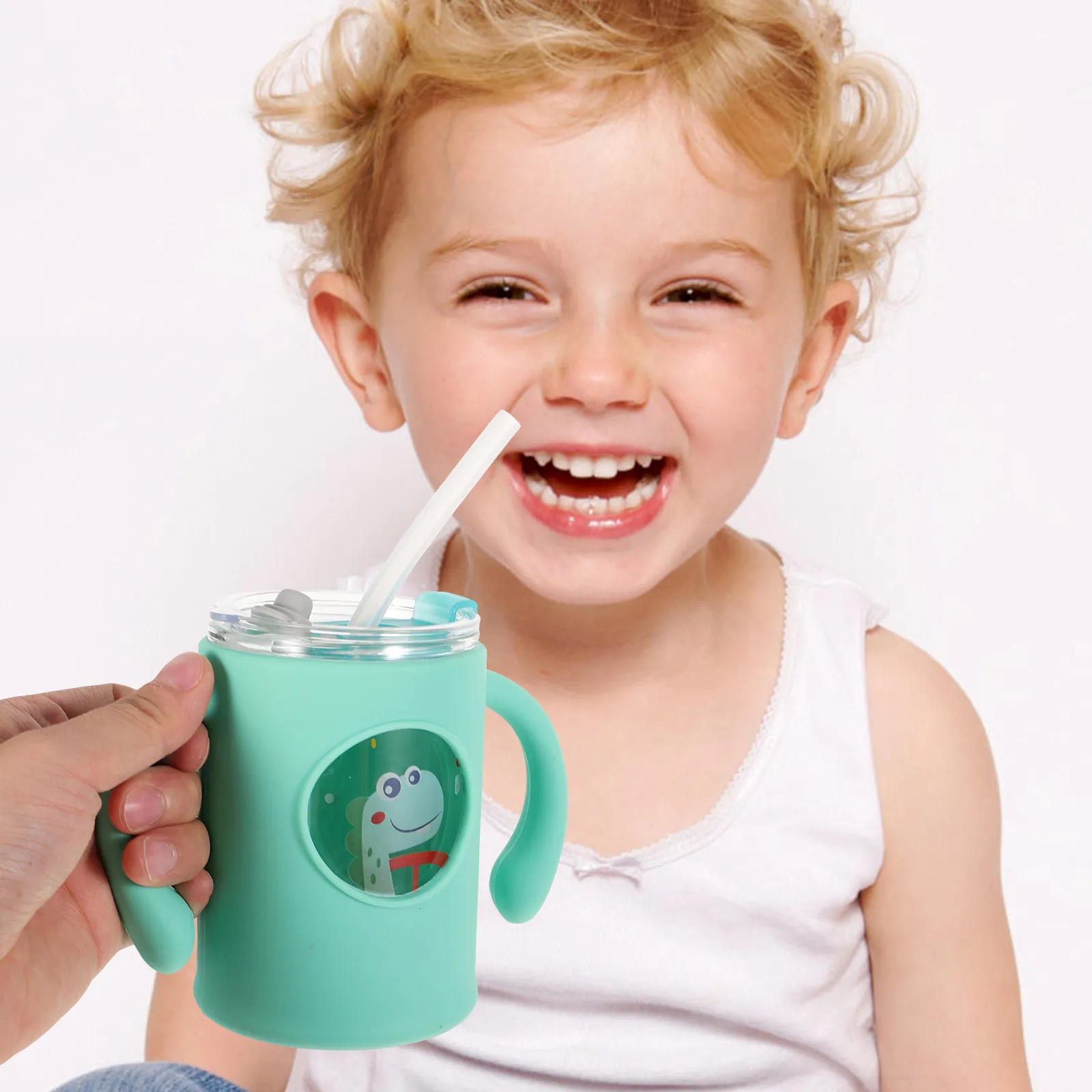 copo-de-vidro-para-criancas-com-canudo-e-alca-dupla-copo-de-leite-com-desenho-animado-seguro-e-inquebravel-caneca-infantil-com-alca-e-canudo