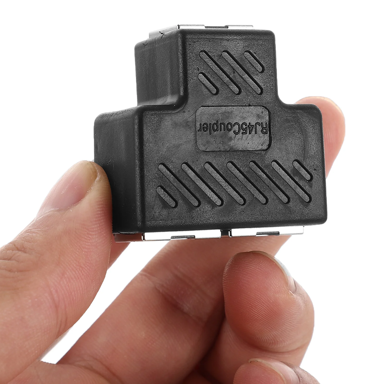 

Ethernet Splitter 1 to 2 Rj45 Network Splitter High Speed Internet Cable Extender Durable Plastic Three-Way Head