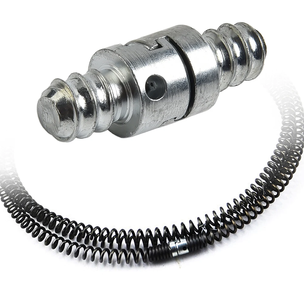 Power Tools Spring Connector Convenient Easy To Use 16mm Carbon Steel For Electric Drill Pipe Dredge Practical