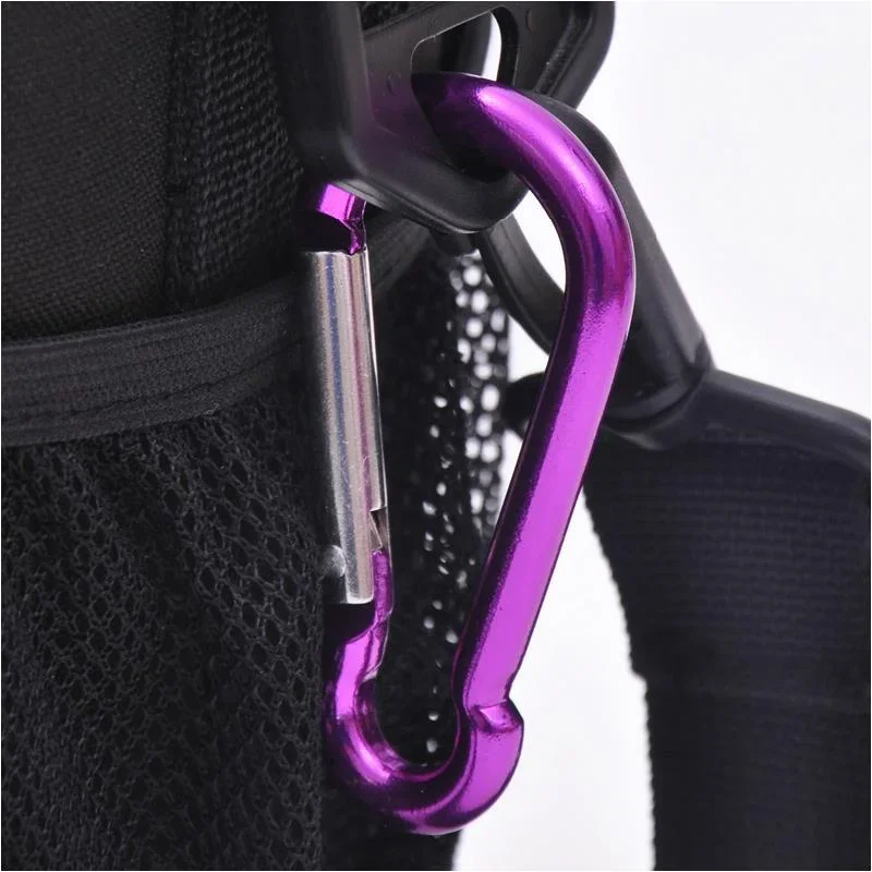 Multifunctional Stainless Steel Carabiner Keychain D-ring Buckle Spring Carabiner Snap Hook Clip Keychains Camping Accessories