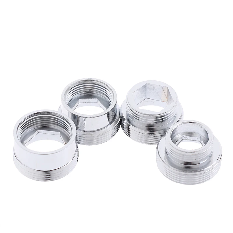 蛇口アダプターセット16/18/20/22/24mm〜22mm,ワッシャー付き,金属製,バスルームアクセス