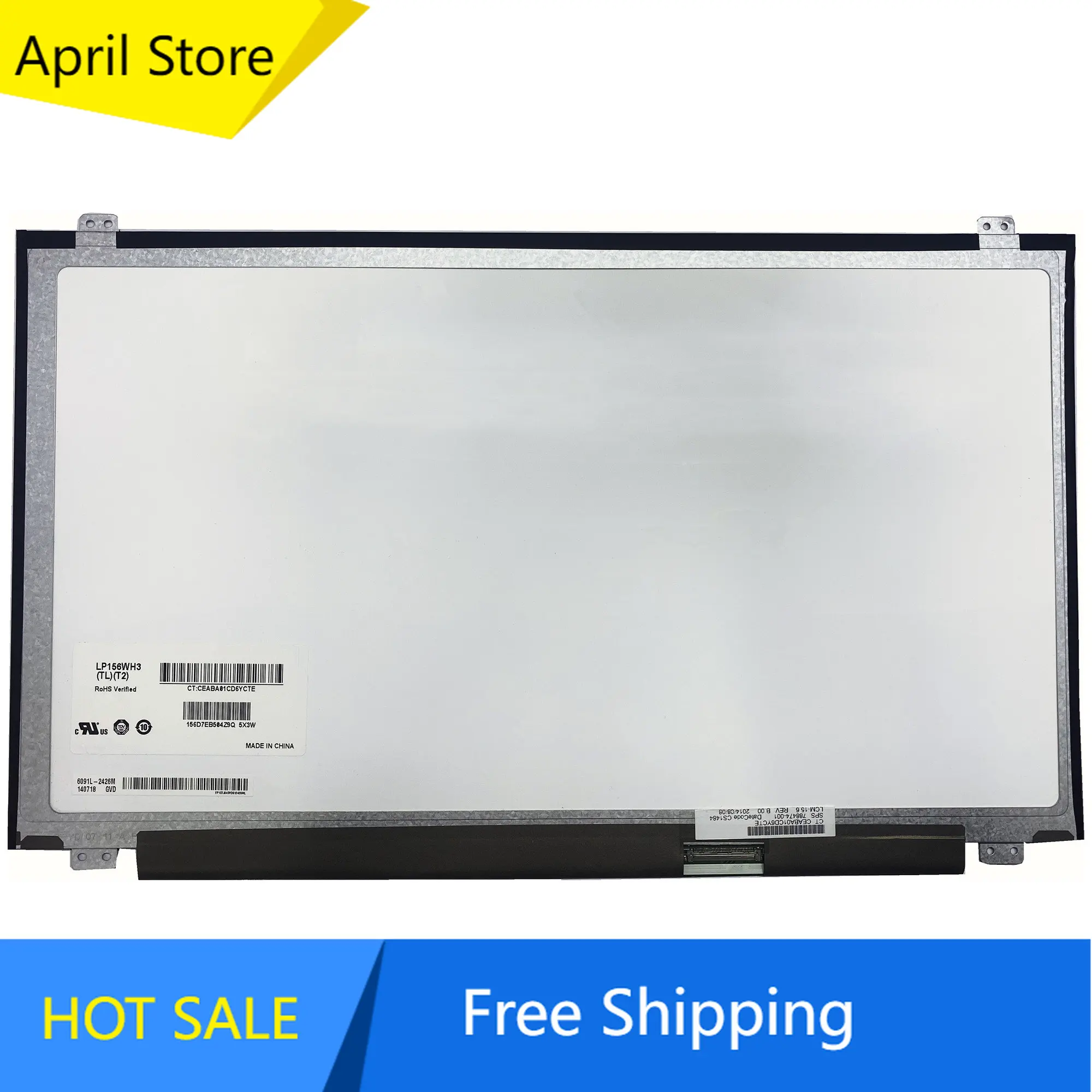 

LP156WH3-TLT2 LP156WH3-TLT1 N156BGE-LB1 N156BGE-L41 B156XW04 V.5 B156XW04 V.6 15.6'' Laptop LCD Screen 1366×768 LVDS 40 PINS