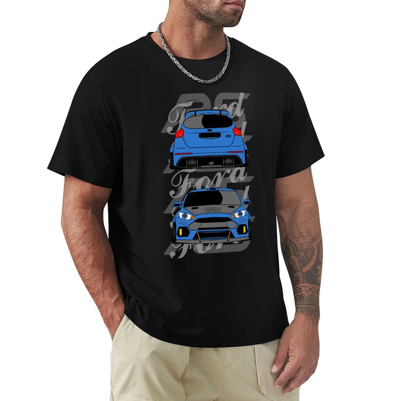 Slammed Focus RS T-Shirt oversizeds graphic t shirts shirts graphic men clothings