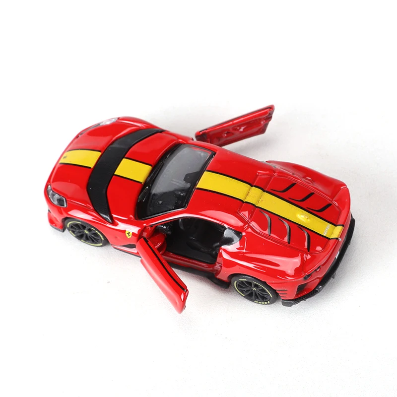 Bburago 1:64 genuino Ferrari SP1 812 COMPETIZIONE Daytona SP3 Bianco/ROSSO modello di auto serie per bambini Natale ragazzo regalo giocattoli