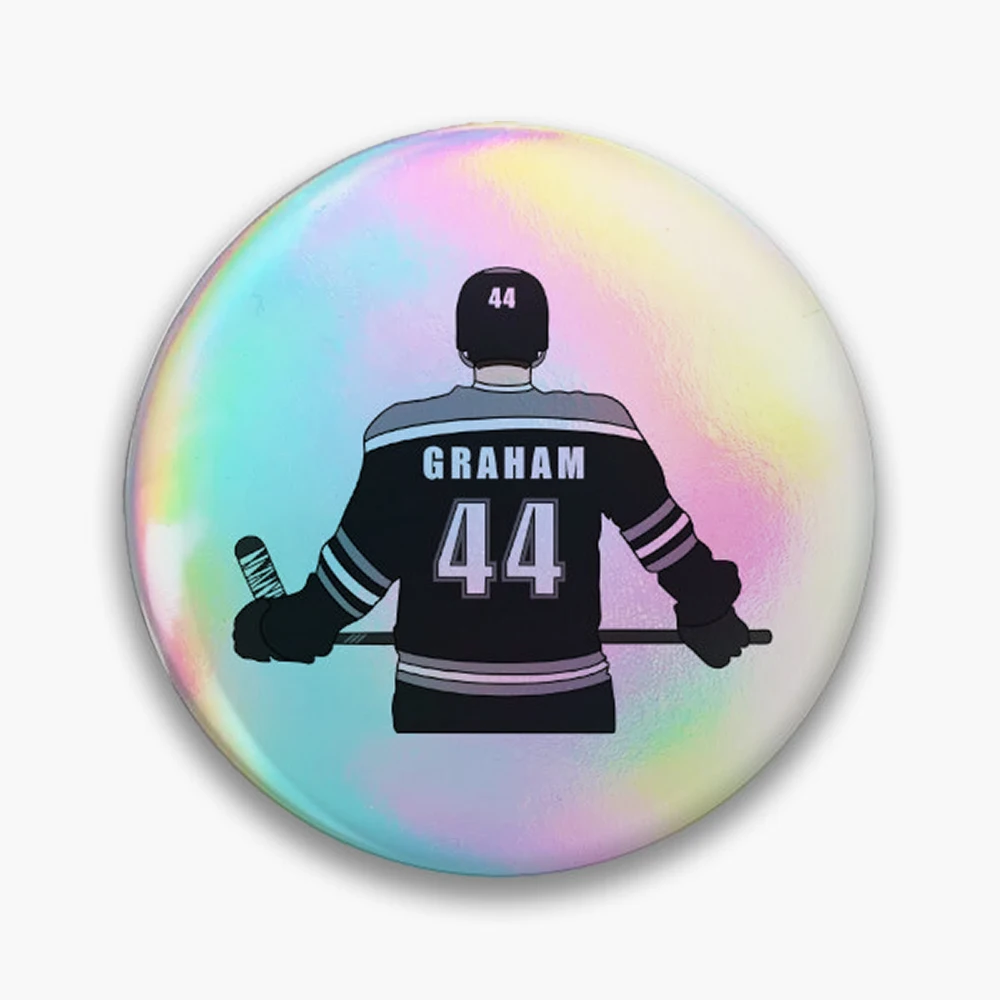 Garrett Graham - The Deal Pin Holographic Star Heart Pin Brooches Laminated Button Fashion Accessory