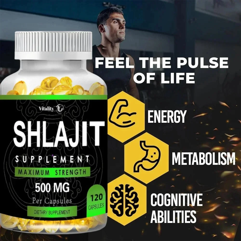 Vitality Shilajit Supplement Supports Memory and Concentration, Provides A Powerful Energy Boost and Improves Cognitive Function