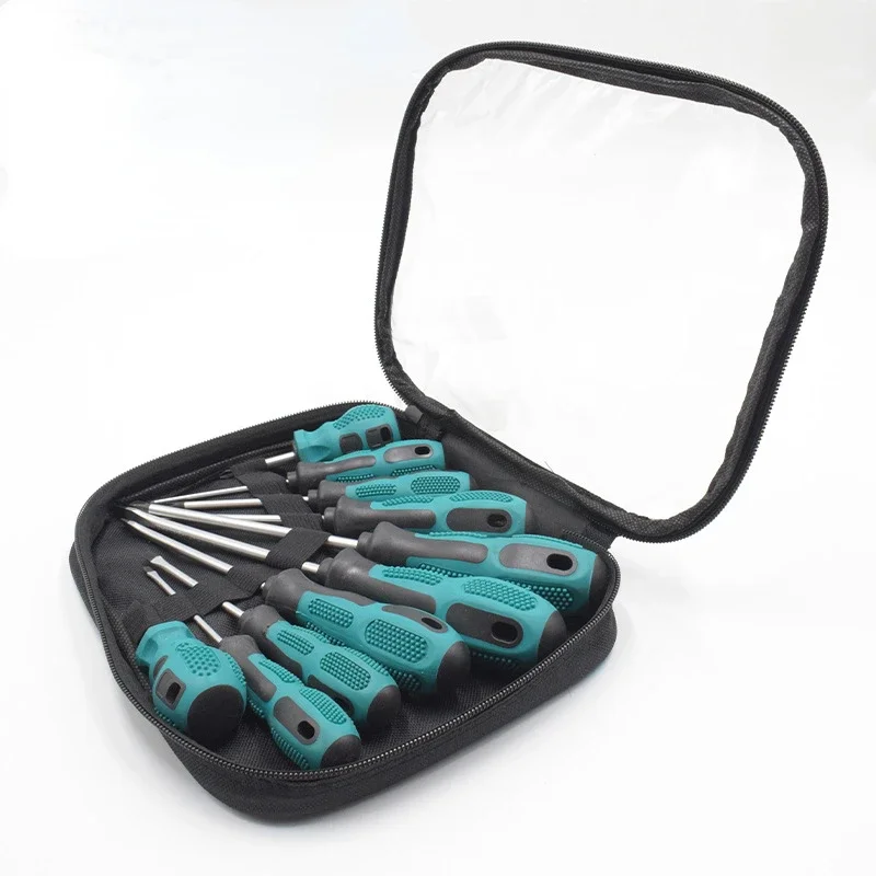 

Manual screwdriver set, cross strong magnetic screwdriver, multifunctional maintenance, complete household tool set