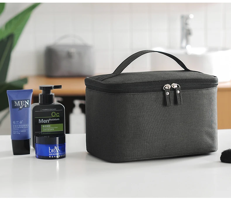 Wash Bag Men's Business Trip Upscale Portable Large Dry Wet Separation Travel Waterproof Large Capacity Advanced Cosmetic Bag