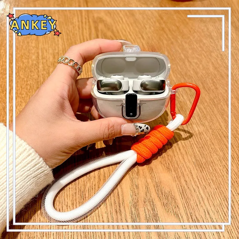 Clear Case for Bose Ultra Open Earbuds TPU Protective Transparent Covers UltraOpen Bluetooth Earphone Headphone Portable Shell