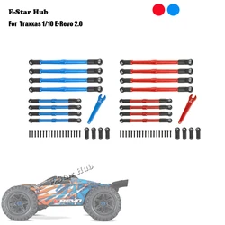 Metal Push Rod Toe Links Turnbuckle 5319X 5338R for Traxxas 1/10 E-Revo E Revo 2.0 D251 RC Car Upgrade Parts Accessories