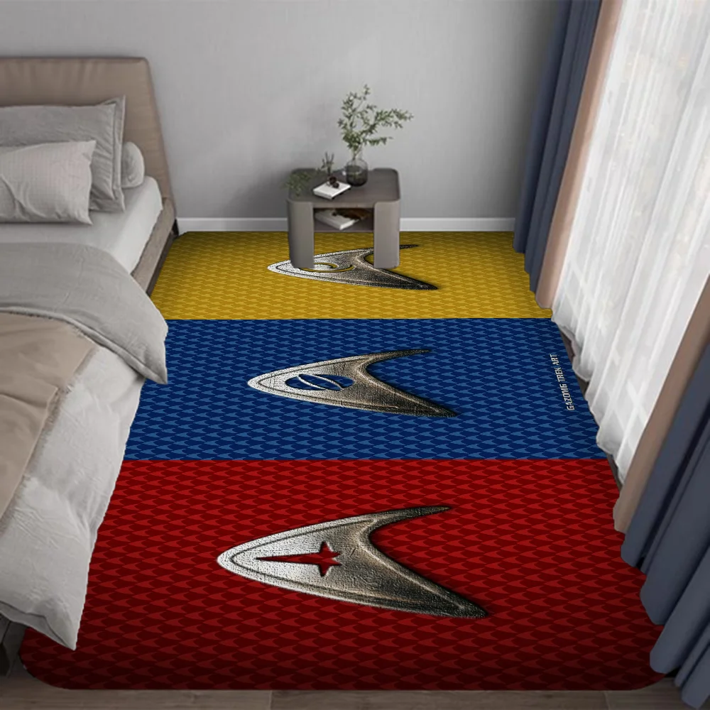 Star Trek Floor Mat Anti-slip Absorb Water Long Strip Cushion Bedroon Mat Alfombra