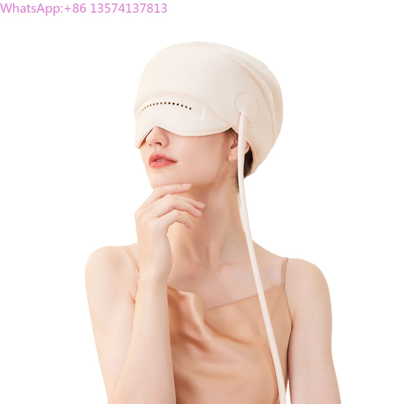 

2025 Head and Eye Intagrated Massager Head Massage Tool Product Electric Heat air Pressure Vibrating Helmet Head Scalp Massager