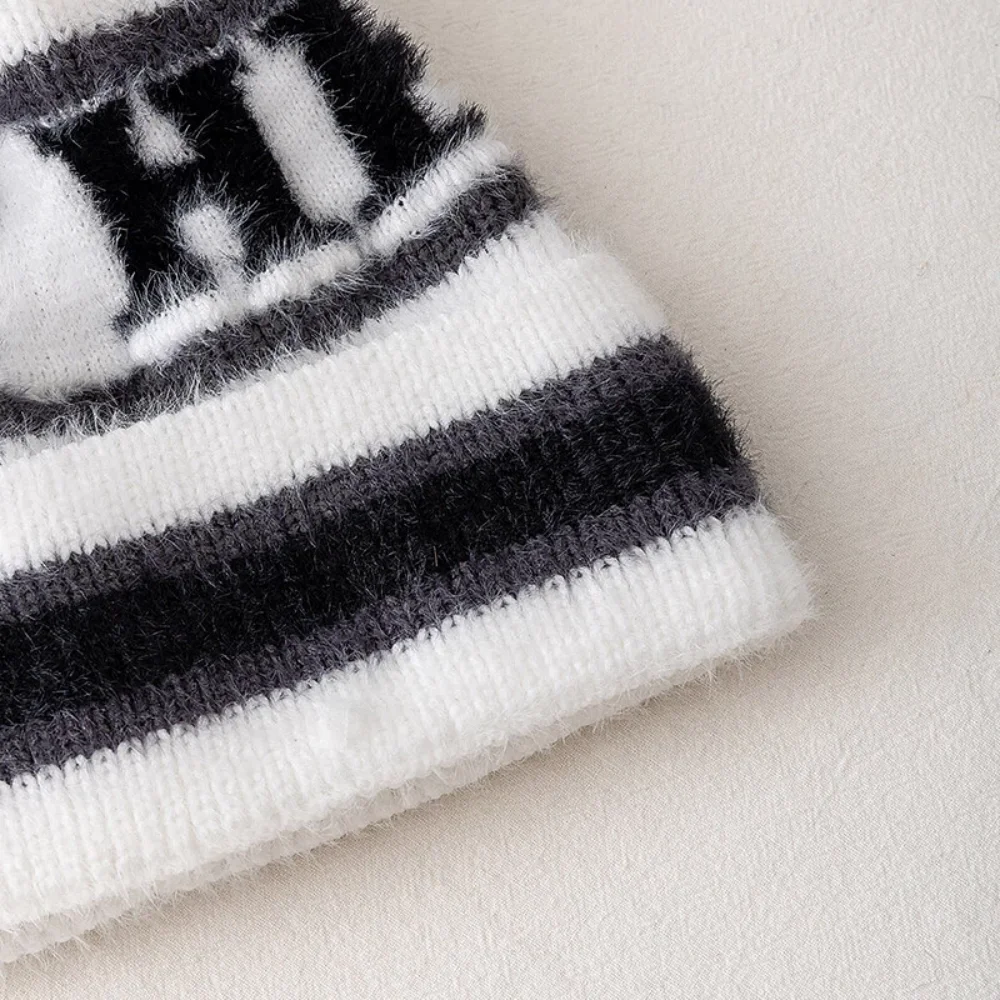 نمط جديد أزياء الحرارة إلكتروني قبعة صغيرة قبعات الكريات الشتاء الدافئ قبعة Y2K قبعة للمرأة فتاة #3