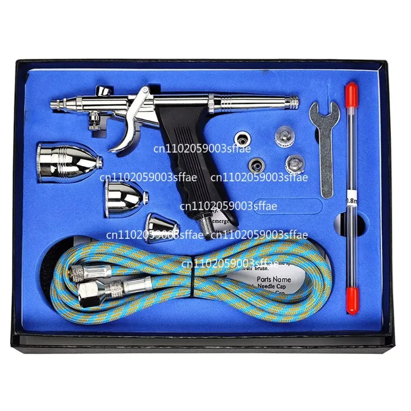 Three-caliber 116B Airbrush Set Furniture Repair Model Painting Leather Goods Coloring 0.3 0.5 0.8mm