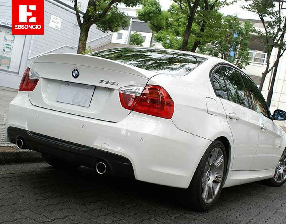 E90 Carbon Fiber Rear Trunk Spoiler for BMW e90 3 Series 320i 320d 2005-2011 Dedicated Tail Modified Ducktail Lip Wing