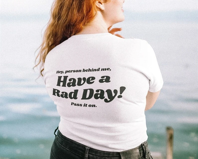 

Have A Red Day Unique Simple Letters Printed Tee Tops High Quality Cotton Regular Short Sleeve Unisex Hipster Street Fashion