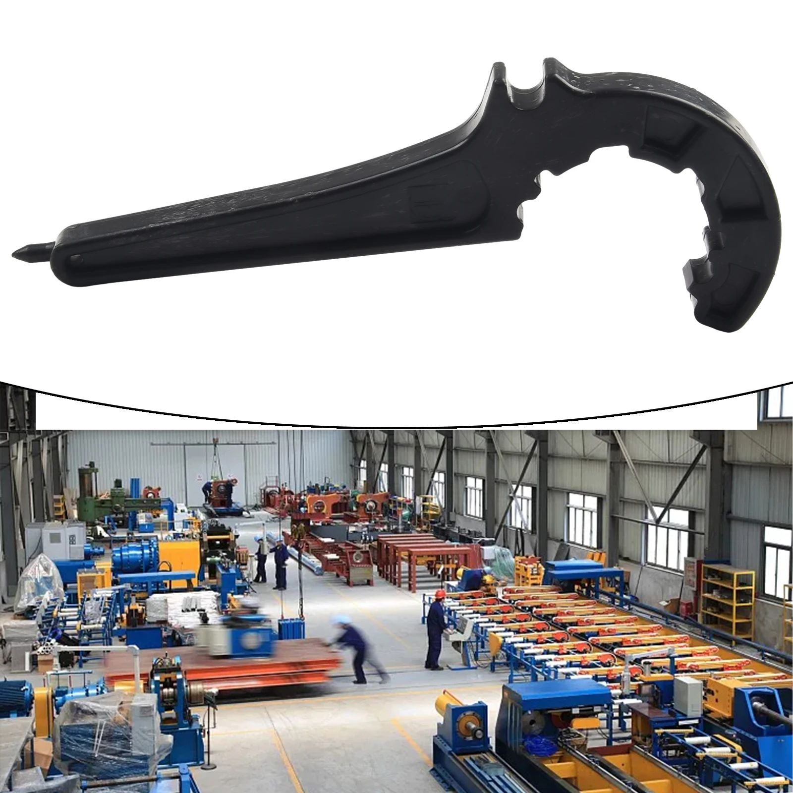 

Nut Wrench Fitting Wrench 20/25/32/40/50mm/63mm Black Irrigation Pipe Repair Tool Plastic Material Stable Quality