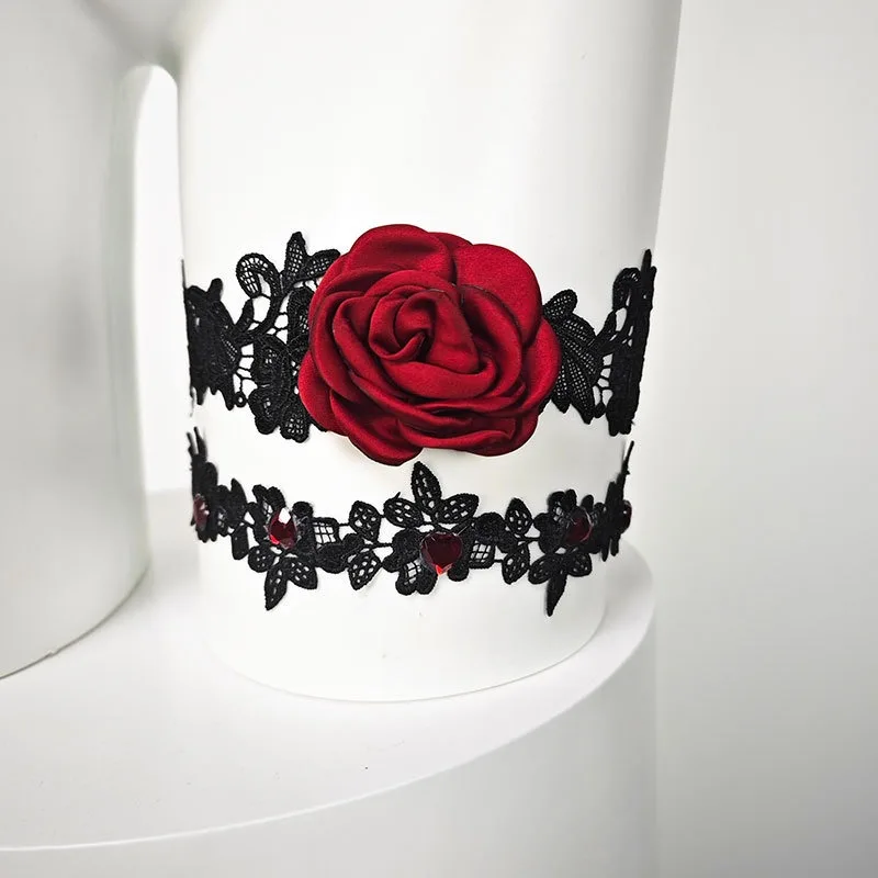 مثير الزفاف الرباط أسود أبيض التطريز الأزهار Sexi الأربطة النساء العروس الفخذ الدائري الزفاف الدانتيل الساق الدائري تأثيري اكسسوارات #3