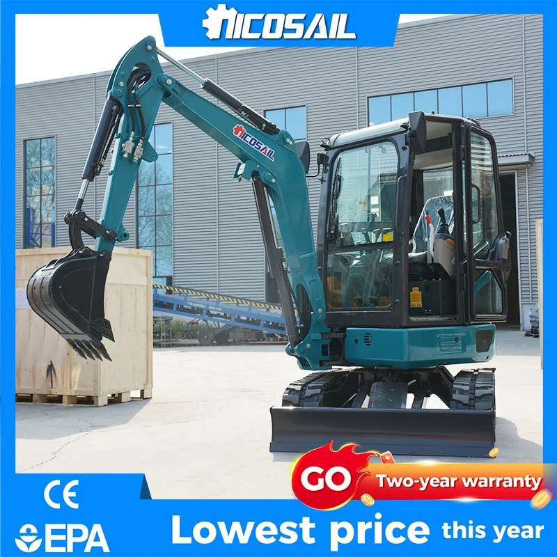 

Nicosail OKW35E Small Excavator for Farm Renovation High Cost-Effective with Customization