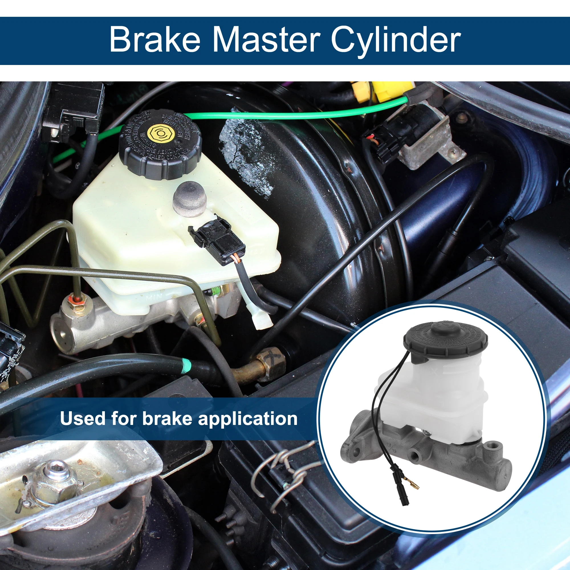 UXCELL Brake Master Cylinder with Reservoir No.46100S04A01 for Honda Civic 1996-2000