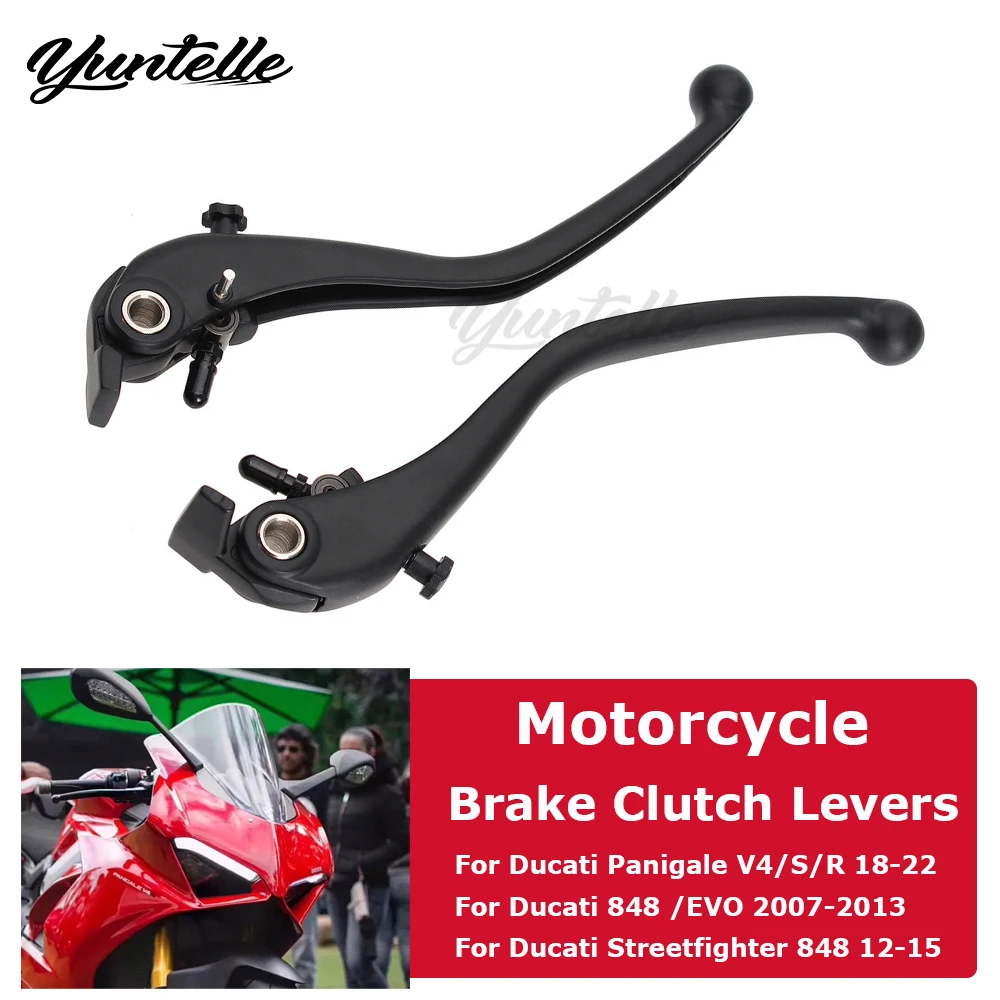 

Front Brake Clutch Levers For Ducati Panigale V4 V2 Streetfighter 848 899 749 1098 1199 1299 1200 Diavel Motorcycle Accessories