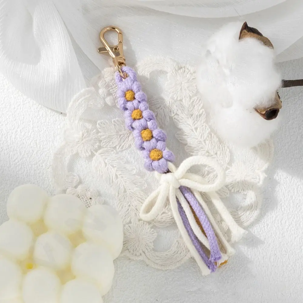 Cute Cotton Rope Handmade Multi-purpose Large Zipper Puller Bag Charm Pendant Gift