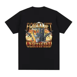 Forklift Certified Operator Funny Meme Graphic T-Shirt Men Fashion Vintage Short Sleeve T-shirts Cotton Casual Oversized T shirt