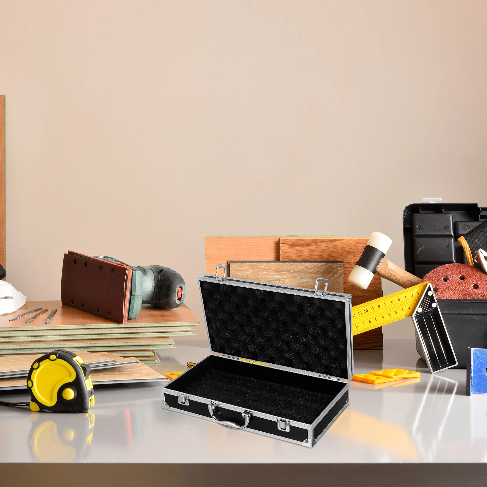 

Aluminum Alloy Tool Box Large Capacity Medicine Storage Box Portable Carrying Case Durable Safe Design Aluminum Case