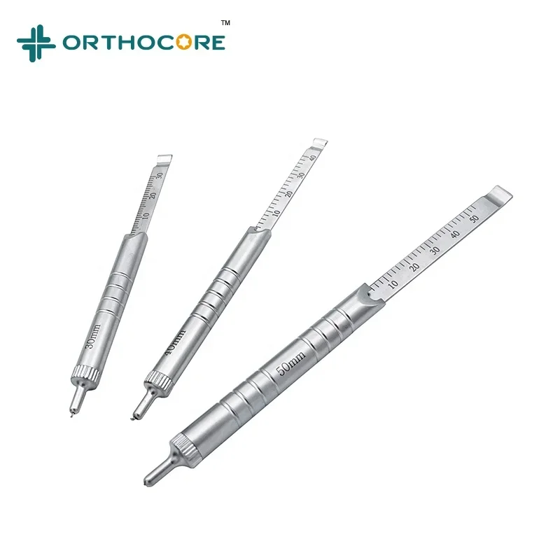 Ce3-year customized manual of  surgical instrument depth gauge accepts online technical support of any size.