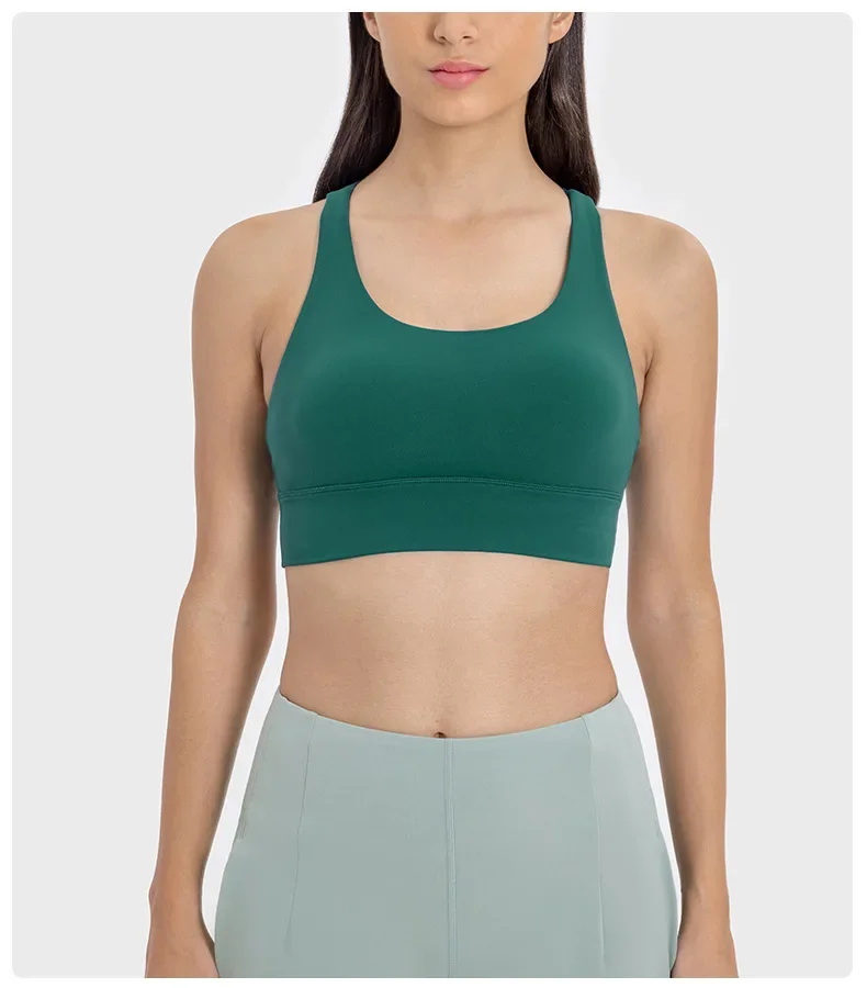 Solid Color Yoga Tight Sports Bras For Women Women's Fitness Zipper Bra Sportswear Woman Gym Training Female Crop Tops