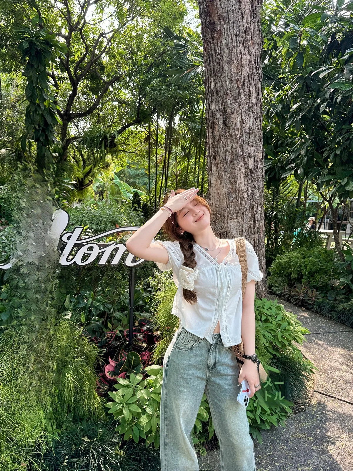 

Женский ort Sve Lace Hollow out irt Doll Design Cotton 00% Small Design Summer Faion Top H STUDIO