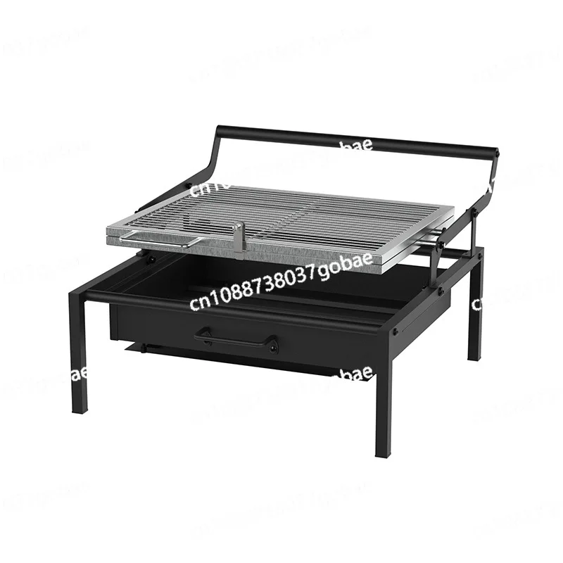 

Новый небольшой флип-гриль из нержавеющей стали, антикоррозийный портативный складной гриль