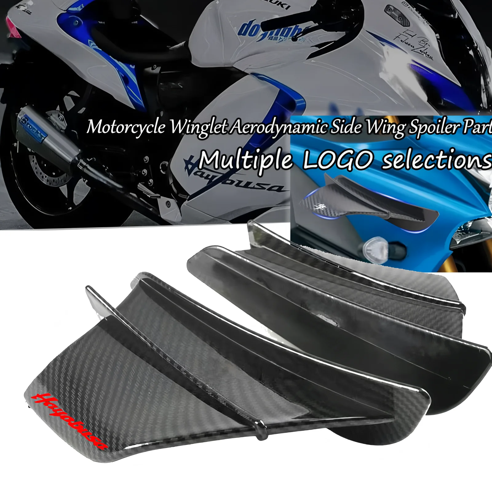 سبويلر جناح بلاستيكي للدراجة النارية ABs لسوزوكي هايابوسا GSX1300R ملحقات GSXR 1300 GSX1300 1999-2023 202220212008 #1