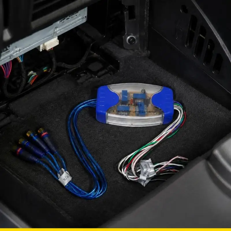 SZCH Car Line Output Adapter with Attached Color Coded Wire Leads