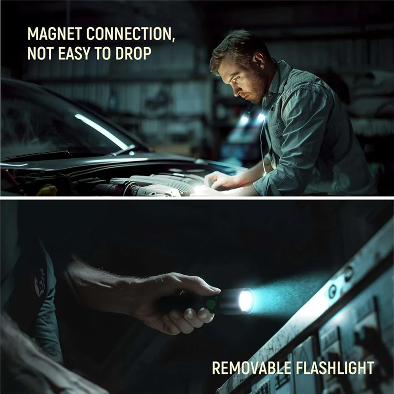 

ABZC-Book Light Detachable Neck Work Light Forcar Repairing Reading Forrepairing,Reading