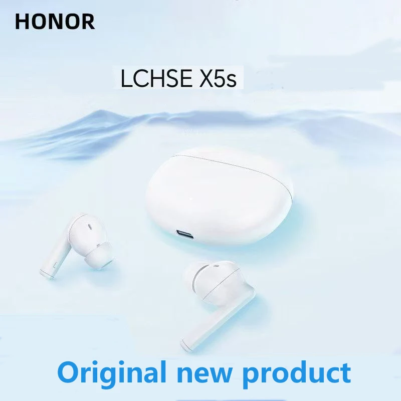 

Наушники Honor Pro-Choice X5s Bluetooth 5.3 с низкой задержкой, шумоподавлением при звонках, внутриканальные, спортивные, водонепроницаемые, оригинальные, подлинные товары