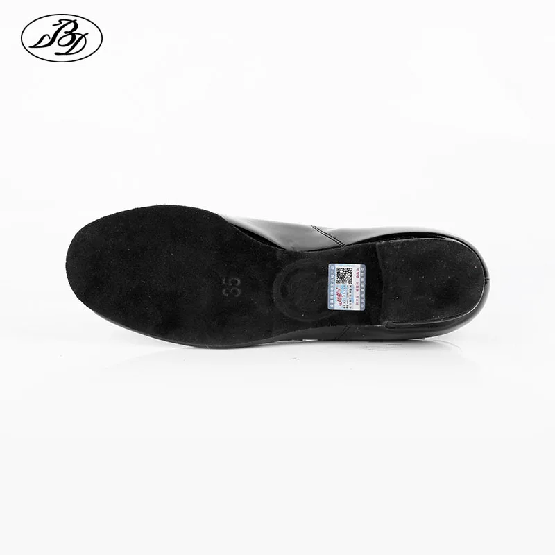 Boys Standard Dance Shoes BD702 Black Straight Dance Shoes Dancesport Shoes Ballroom Dance Shoe Waltz Tango Foxtrot Quickstep
