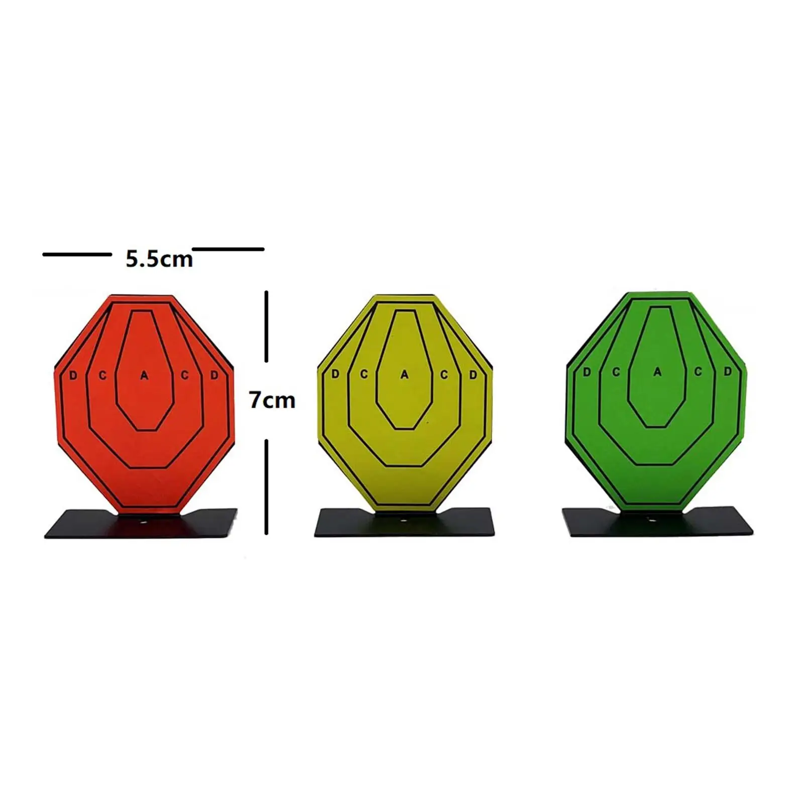 3x małe cele myśliwskie przenośne gry wojenne praktyka myśliwska stal nierdzewna