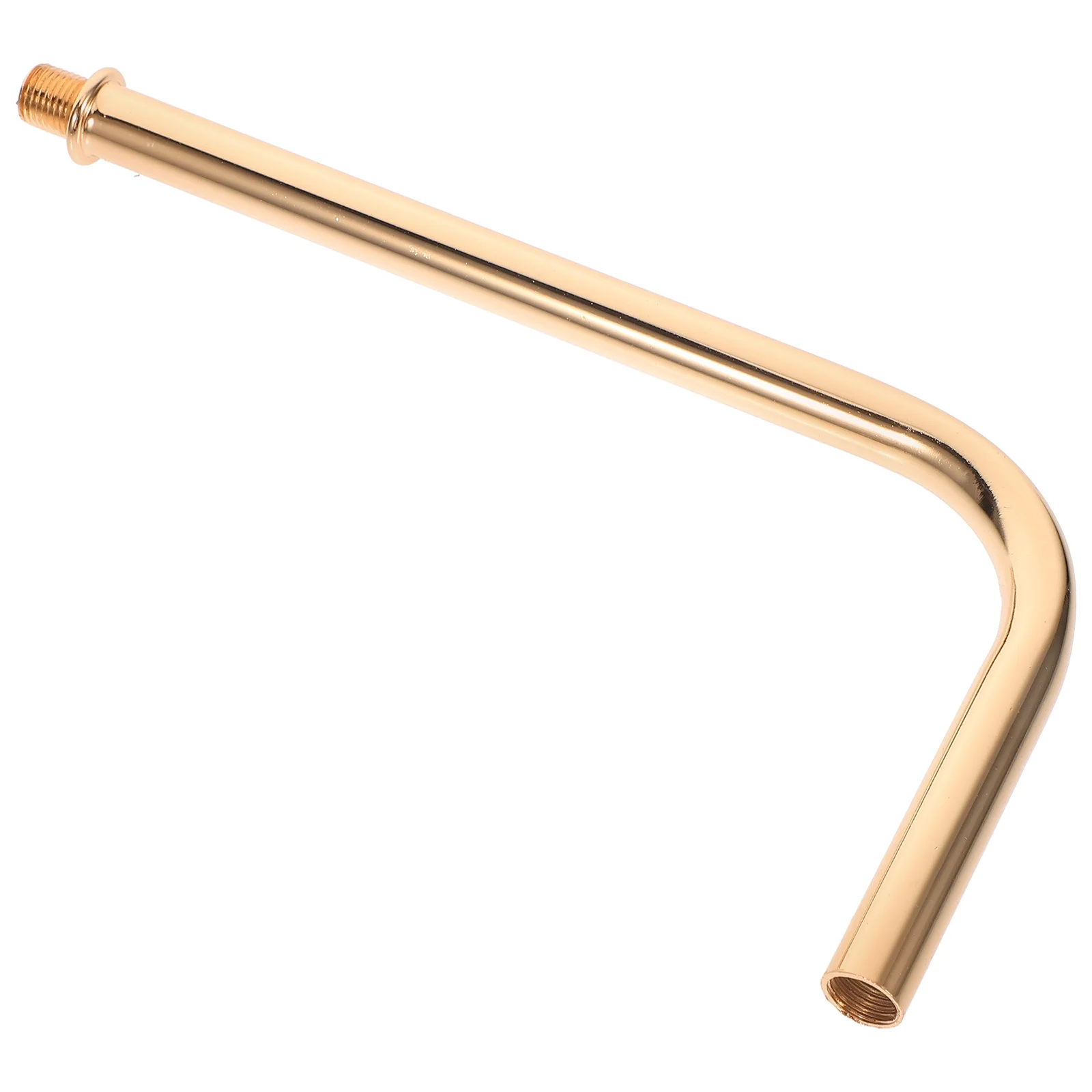 Curved Pipe Wall Lamp Metal Lamp Rod For Table Lamps Lighting Fixture Stem Replacement Diy Bent Threaded Tube Hollow Downrod